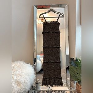 Mable smocked midi dress